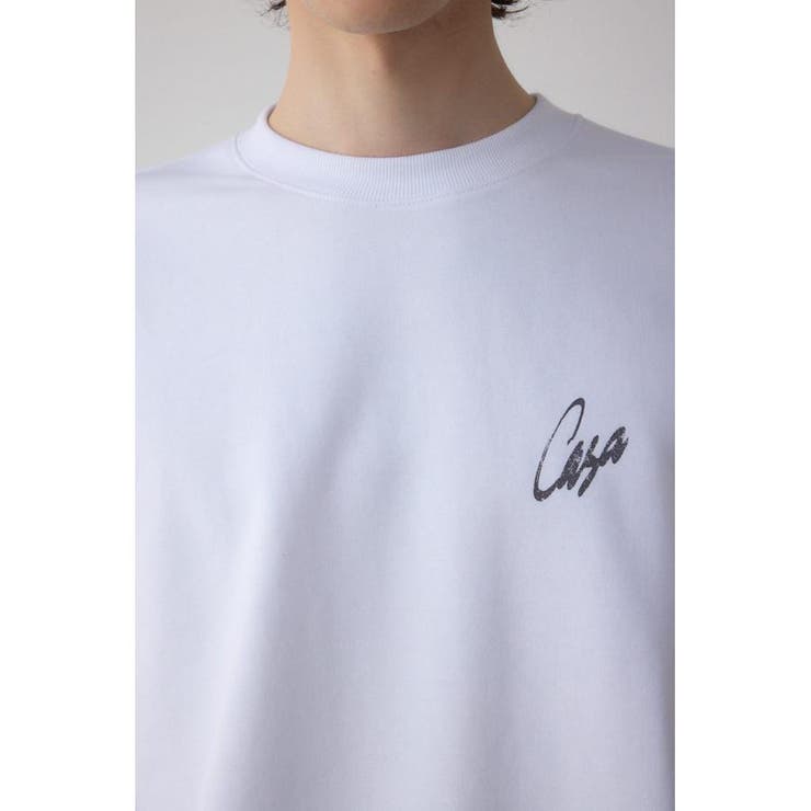 筆記体バックプリント裏毛トップス | AZUL BY MOUSSY | 詳細画像9 