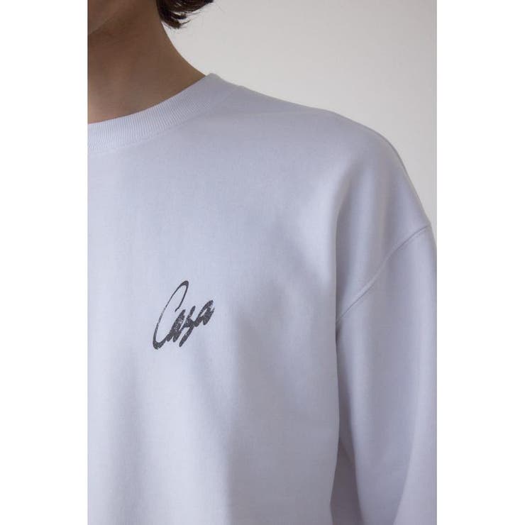 筆記体バックプリント裏毛トップス | AZUL BY MOUSSY | 詳細画像10 