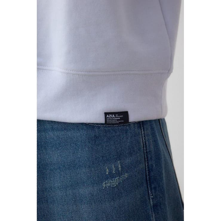 筆記体バックプリント裏毛トップス | AZUL BY MOUSSY | 詳細画像12 