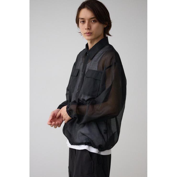 シアーCPOシャツ | AZUL BY MOUSSY | 詳細画像2 