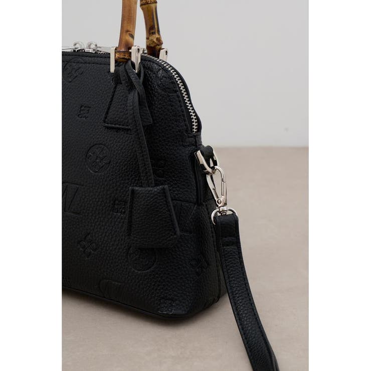 モノグラムエンボスダブルジッパーバッグ | AZUL BY MOUSSY | 詳細画像20 