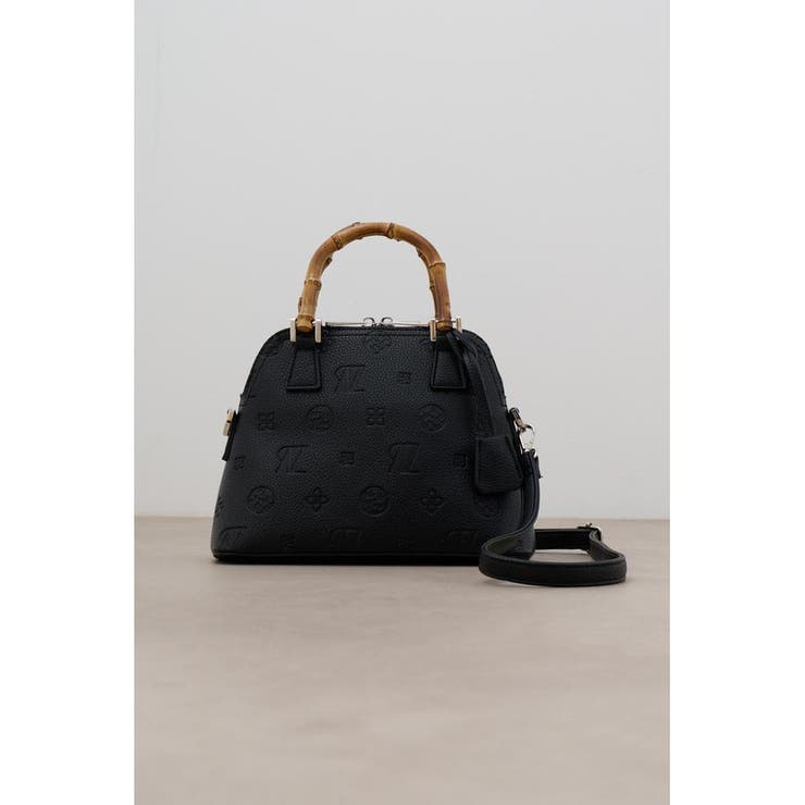 モノグラムエンボスダブルジッパーバッグ | AZUL BY MOUSSY | 詳細画像14 