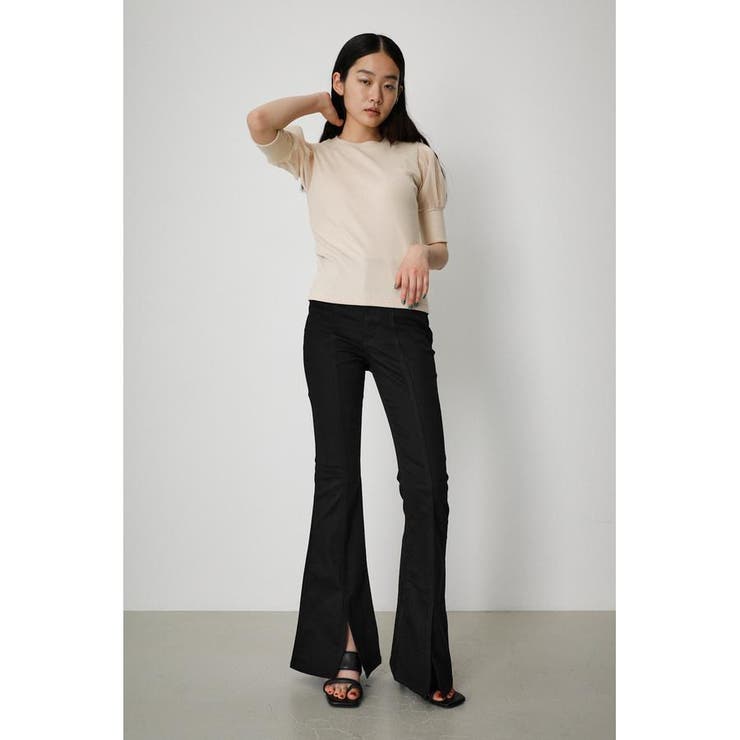 CENTER SLIT COLOR FLARE PT | AZUL BY MOUSSY | 詳細画像4 