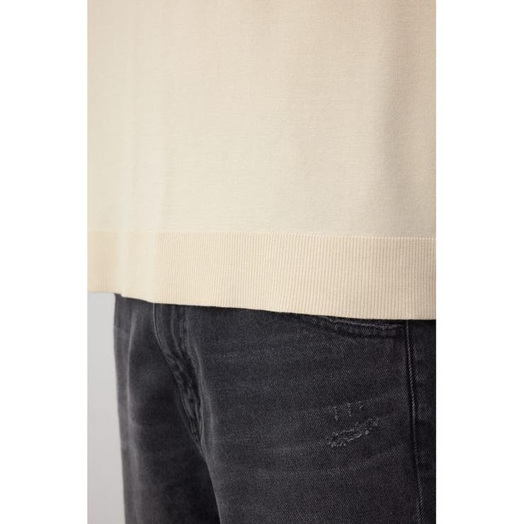 C/Tワンポイントニットポロシャツ | AZUL BY MOUSSY | 詳細画像41 