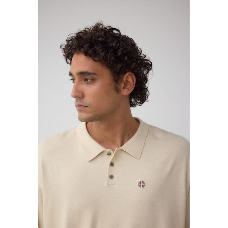 C/Tワンポイントニットポロシャツ | AZUL BY MOUSSY | 詳細画像33 