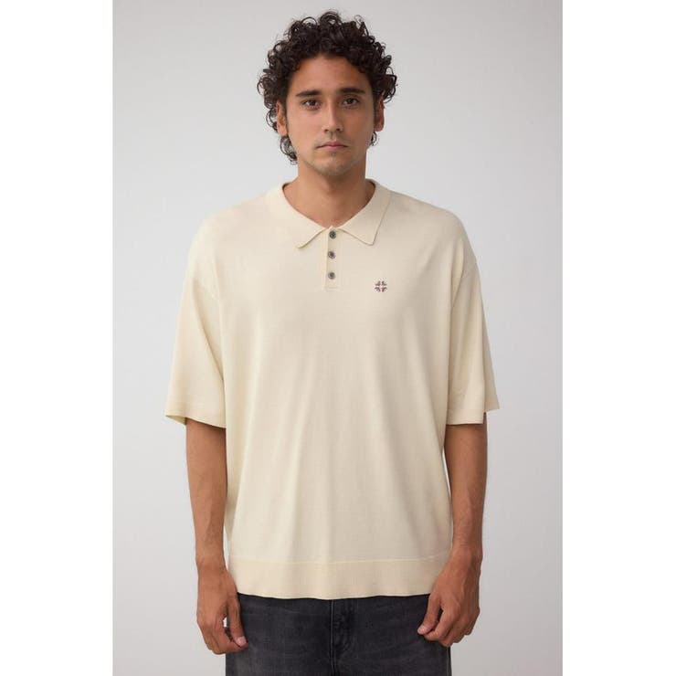 C/Tワンポイントニットポロシャツ | AZUL BY MOUSSY | 詳細画像36 