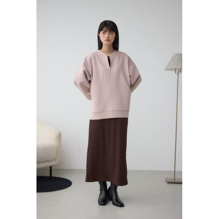 ハーフジップスウェットワンピース | AZUL BY MOUSSY | 詳細画像21 