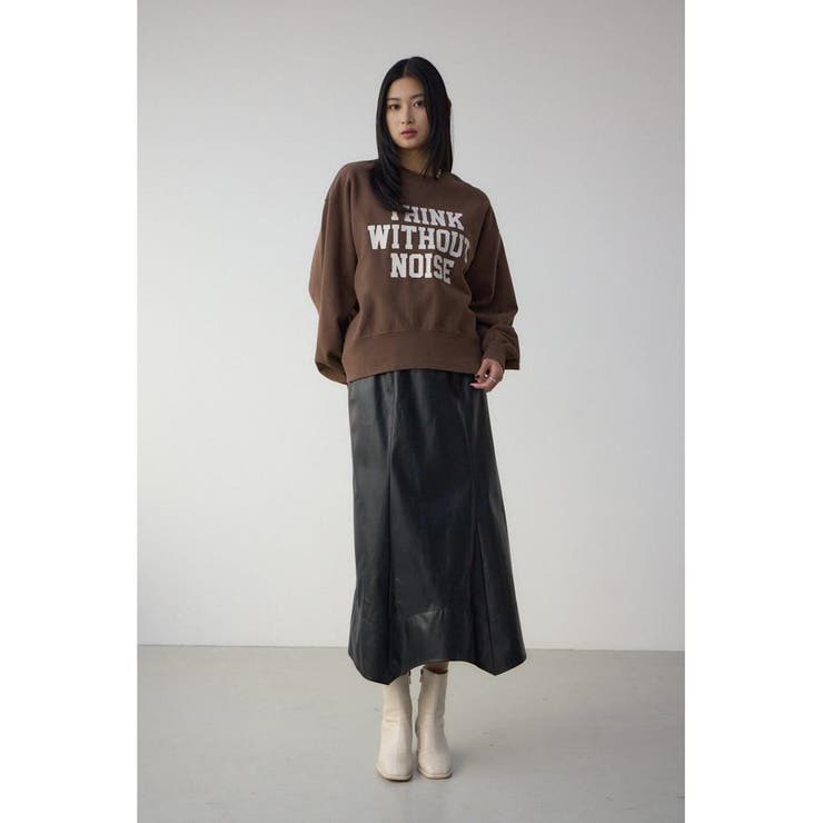 フェイクレザーハンカチーフヘムスカート | AZUL BY MOUSSY | 詳細画像3 