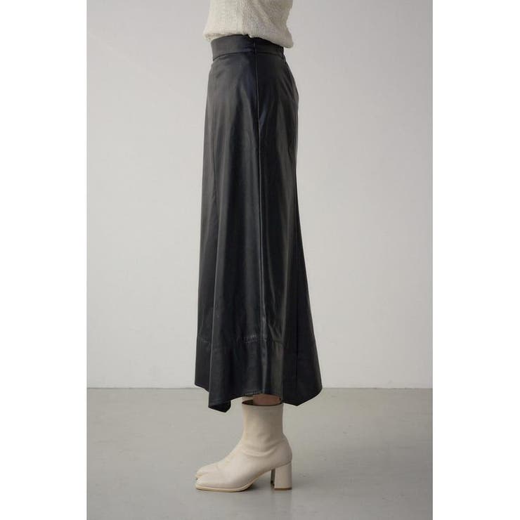 フェイクレザーハンカチーフヘムスカート | AZUL BY MOUSSY | 詳細画像6 