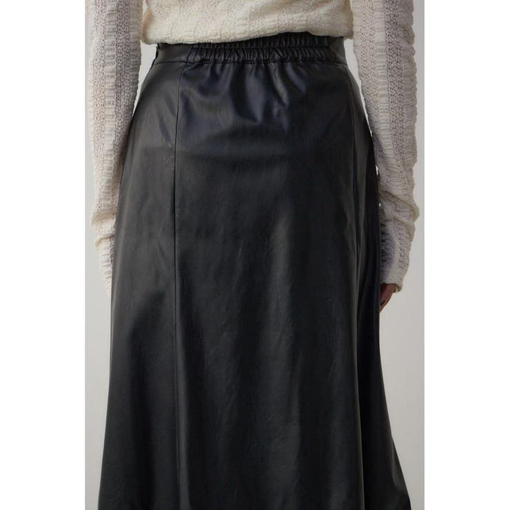 フェイクレザーハンカチーフヘムスカート | AZUL BY MOUSSY | 詳細画像9 