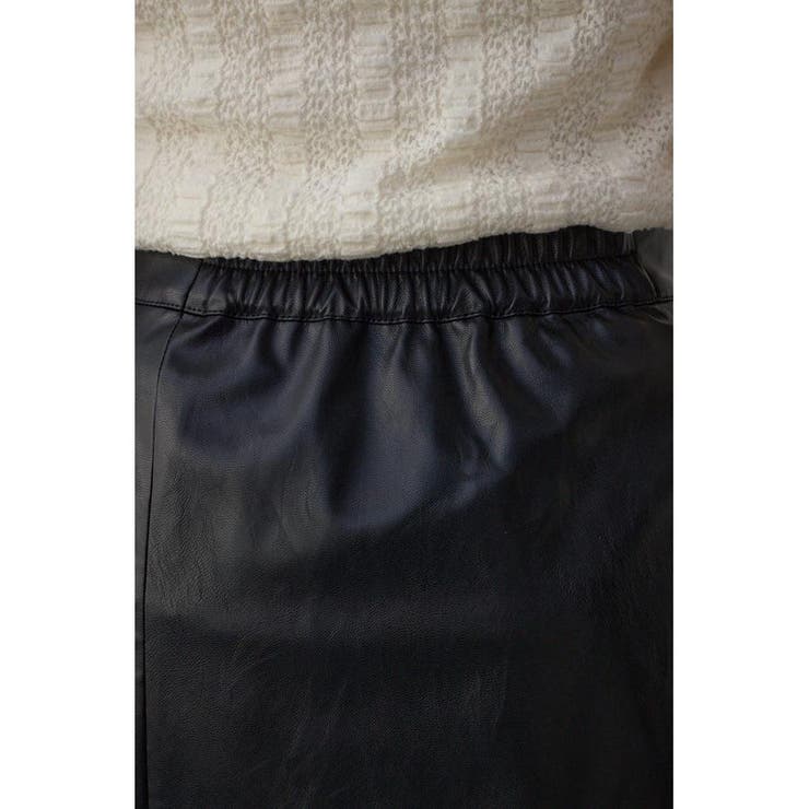 フェイクレザーハンカチーフヘムスカート | AZUL BY MOUSSY | 詳細画像10 