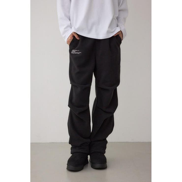 BLK | SHELTECH マイクロフリースパンツ | AZUL BY MOUSSY