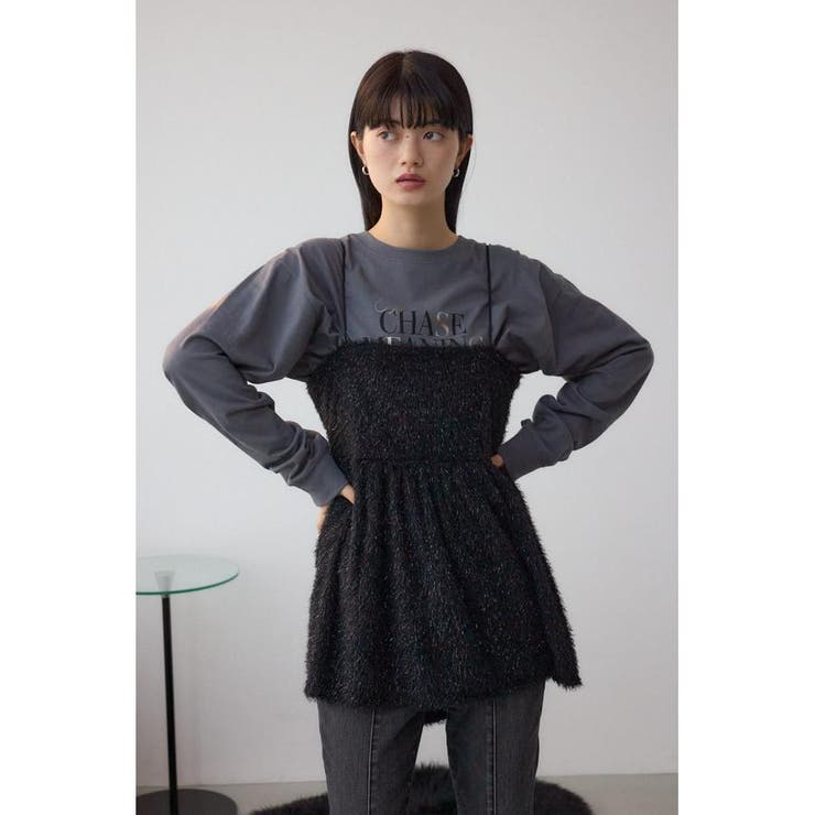 ラメシャギーカットキャミソール | AZUL BY MOUSSY | 詳細画像13 