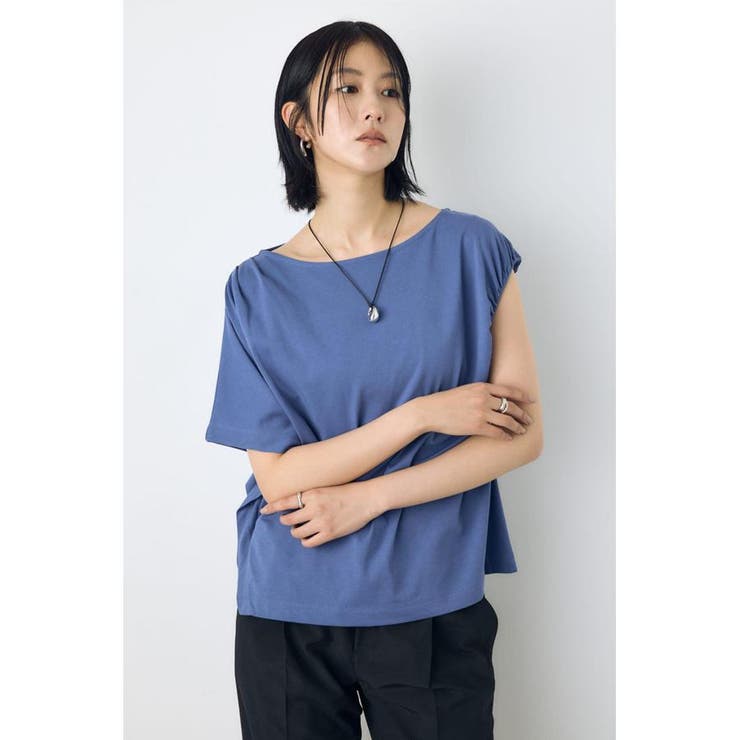 アシンメトリードレープトップス | AZUL BY MOUSSY | 詳細画像19 