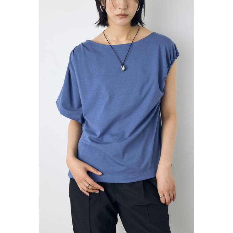 アシンメトリードレープトップス | AZUL BY MOUSSY | 詳細画像20 