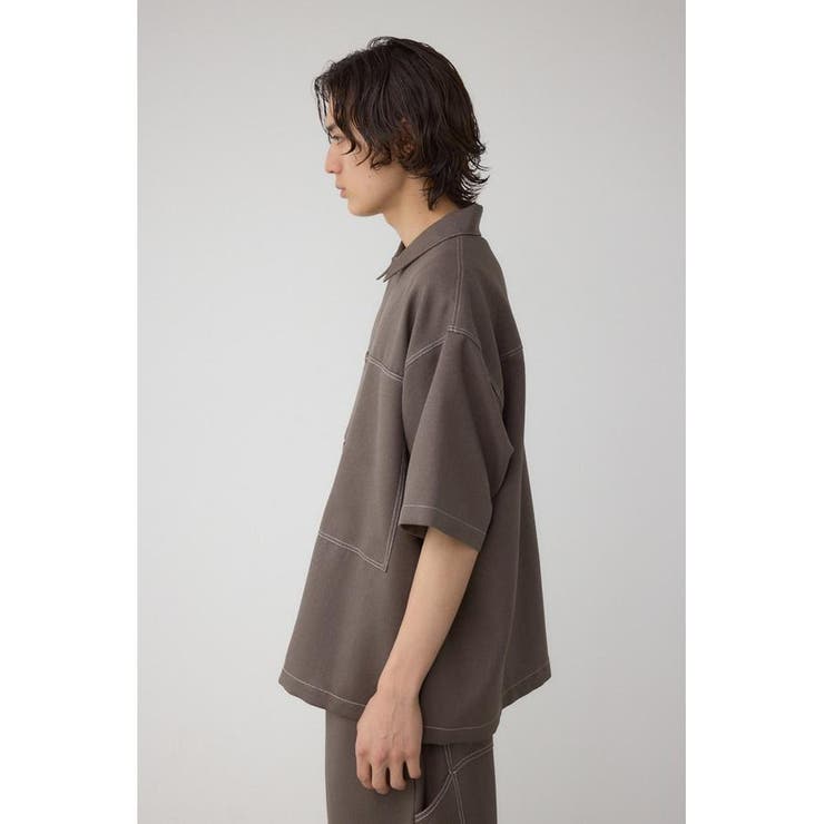 アウトステッチブッチャーシャツ | AZUL BY MOUSSY | 詳細画像17 