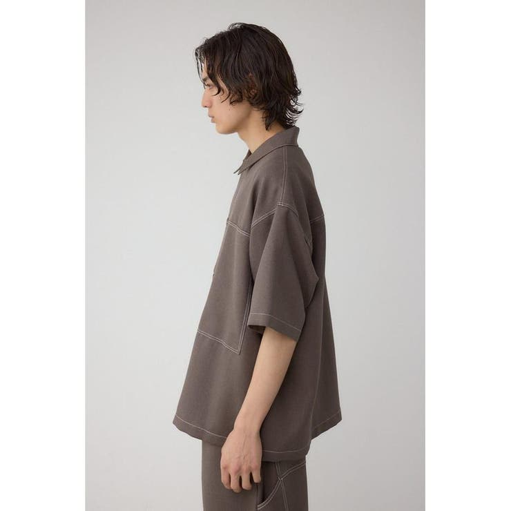 アウトステッチブッチャーシャツ | AZUL BY MOUSSY | 詳細画像17 