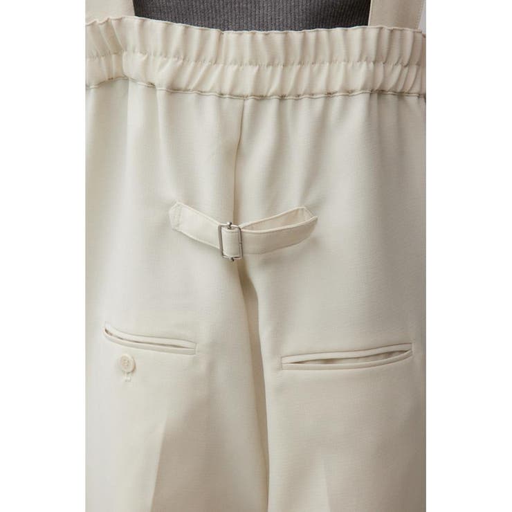 リネンライクワイドハイウエストサロペット | AZUL BY MOUSSY | 詳細画像12 