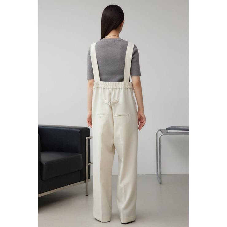 リネンライクワイドハイウエストサロペット | AZUL BY MOUSSY | 詳細画像7 