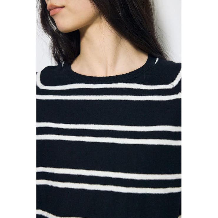 カシミヤミックスハーフスリーブニット | AZUL BY MOUSSY | 詳細画像25 