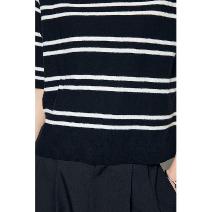 カシミヤミックスハーフスリーブニット | AZUL BY MOUSSY | 詳細画像27 