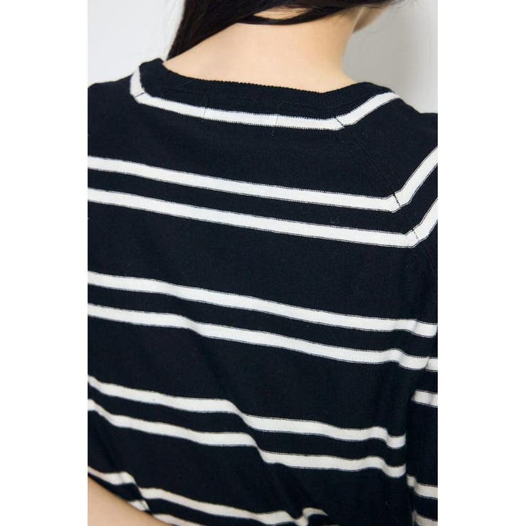 カシミヤミックスハーフスリーブニット | AZUL BY MOUSSY | 詳細画像28 