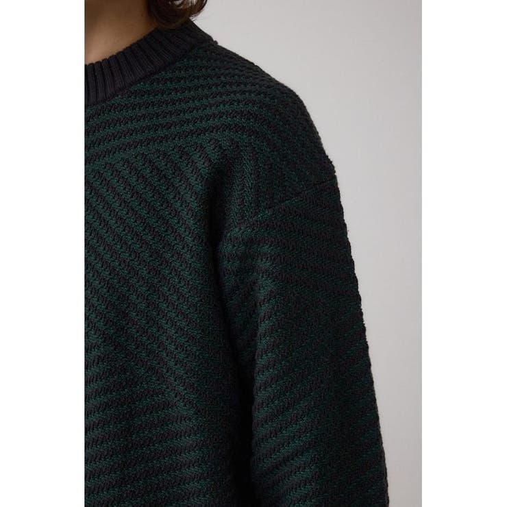 ジグトーンジャガードニット | AZUL BY MOUSSY | 詳細画像20 