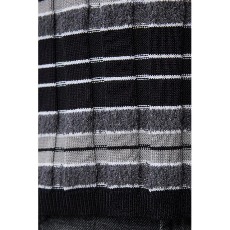 マルチボーダーノースリーブニット | AZUL BY MOUSSY | 詳細画像20 