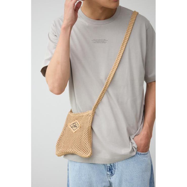 BEG | カギ編ミサコッシュ | AZUL BY MOUSSY