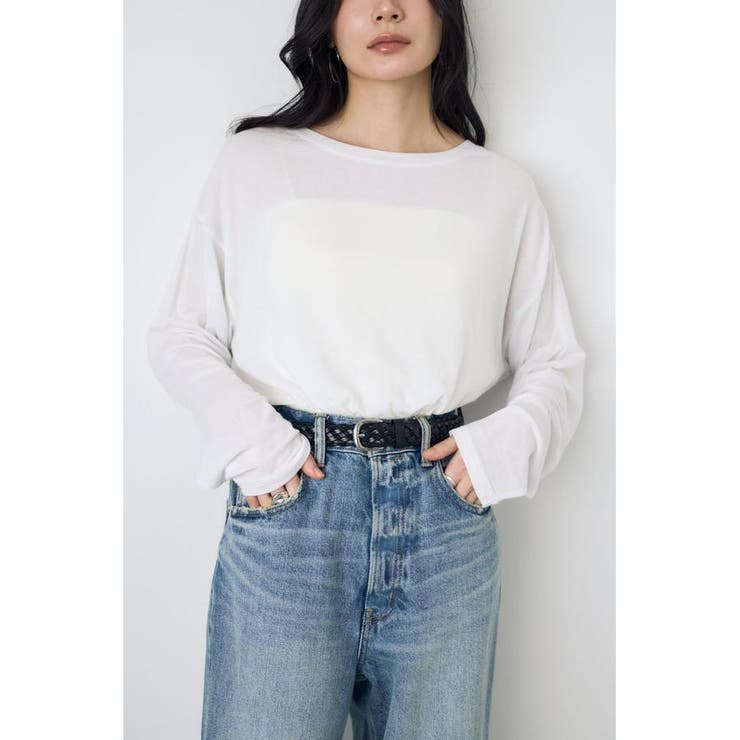 シアーカットトップス | AZUL BY MOUSSY | 詳細画像1 