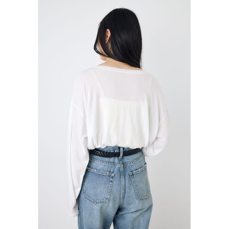 シアーカットトップス | AZUL BY MOUSSY | 詳細画像3 