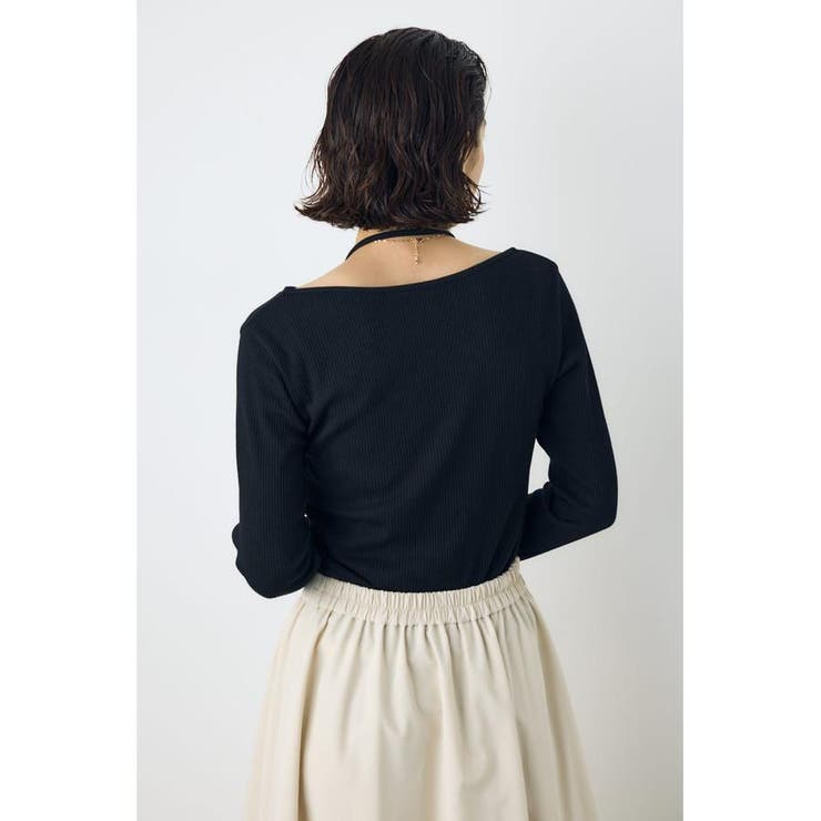 アシンメトリーフェイクレイヤードトップス | AZUL BY MOUSSY | 詳細画像10 