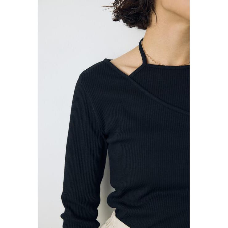 アシンメトリーフェイクレイヤードトップス | AZUL BY MOUSSY | 詳細画像13 