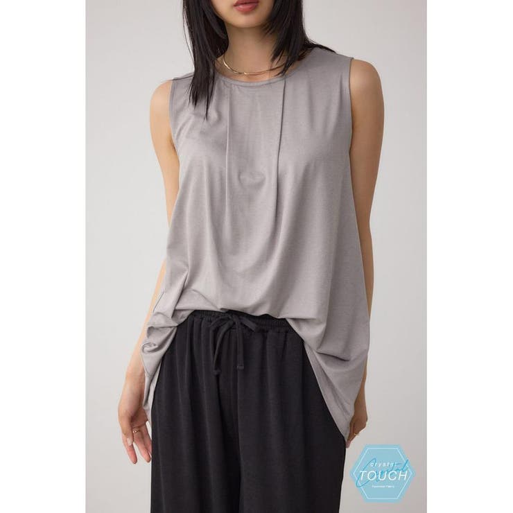 GRY | C/Tシャーベットノースリーブトップス | AZUL BY MOUSSY