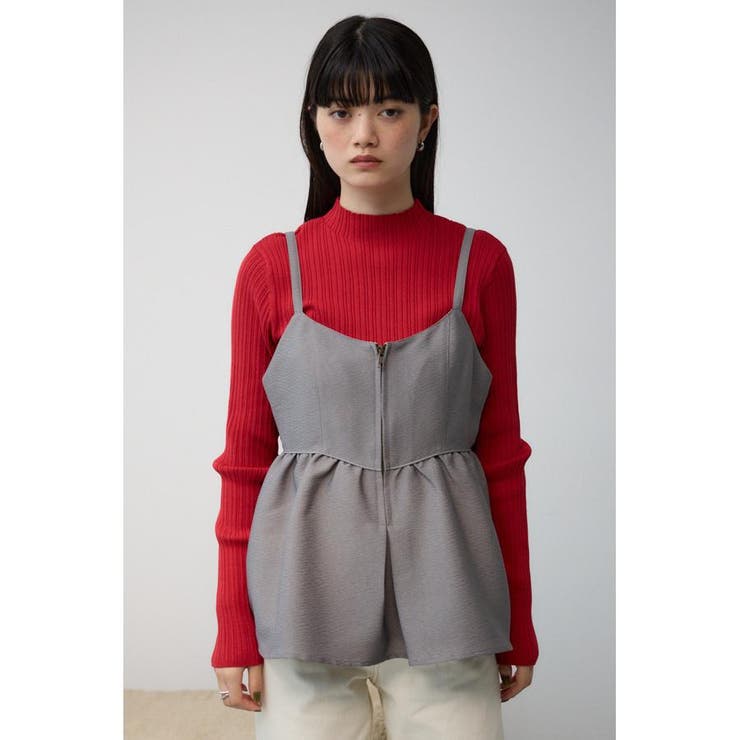 ジャガードフレアキャミ | AZUL BY MOUSSY | 詳細画像25 