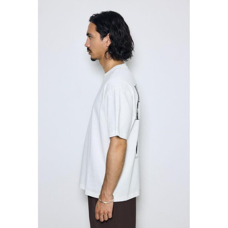 バーティカルグラフィックTシャツ | AZUL BY MOUSSY | 詳細画像6 