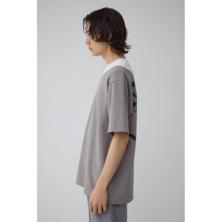 異素材スウィッチングラフィックTEE | AZUL BY MOUSSY | 詳細画像6 