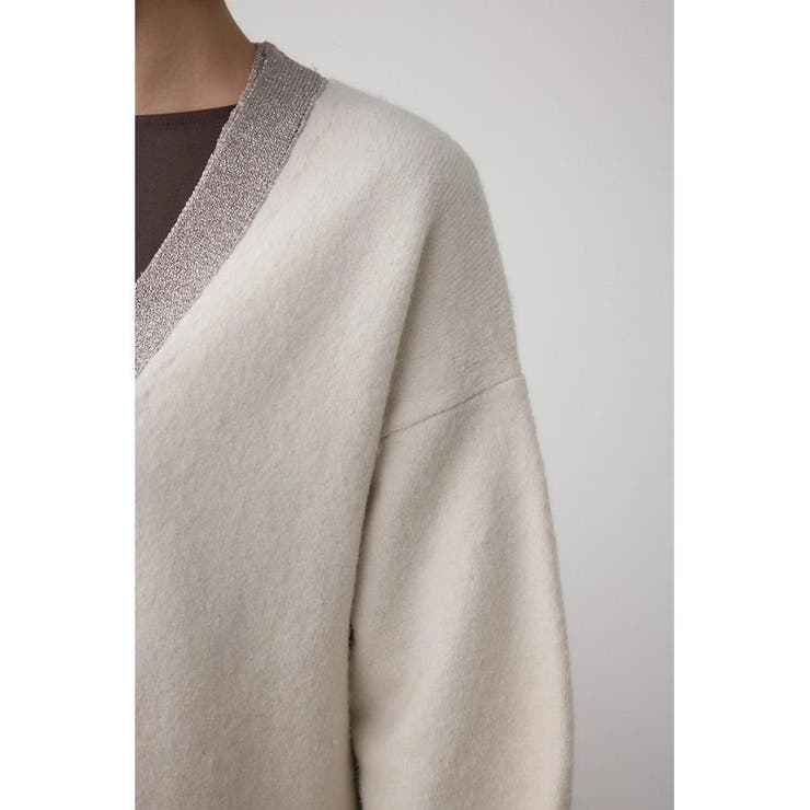 ラメバイカラーニットカーディガン | AZUL BY MOUSSY | 詳細画像9 