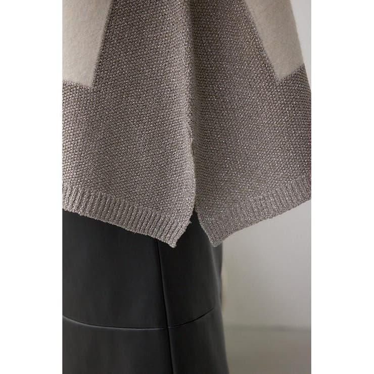 ラメバイカラーニットカーディガン | AZUL BY MOUSSY | 詳細画像12 