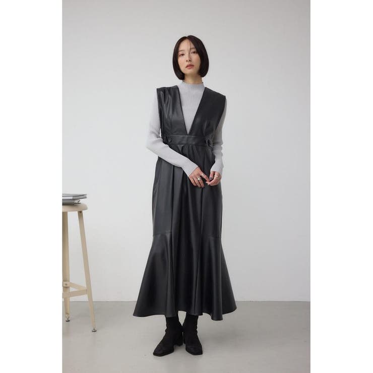 カットアウトマーメーイドジャンパースカート | AZUL BY MOUSSY | 詳細画像3