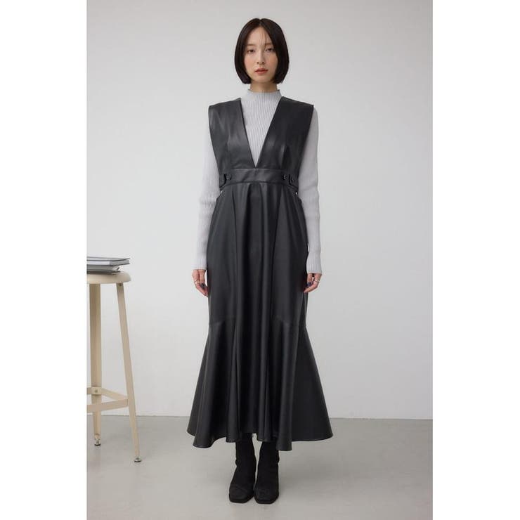 カットアウトマーメーイドジャンパースカート | AZUL BY MOUSSY | 詳細画像5