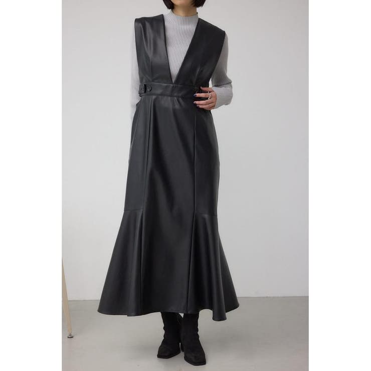 BLK | カットアウトマーメーイドジャンパースカート | AZUL BY MOUSSY