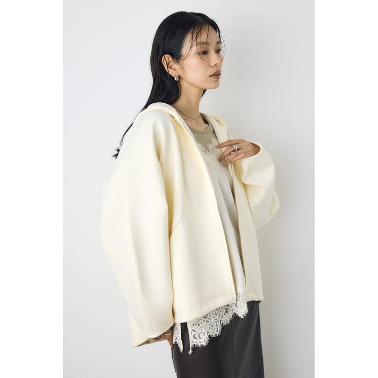 IVOY3 | コクーンダブルジップパーカー | AZUL BY MOUSSY