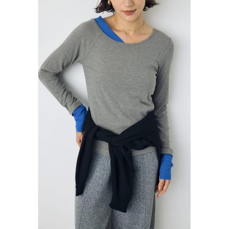 バイカラー長袖トップス | AZUL BY MOUSSY | 詳細画像19 