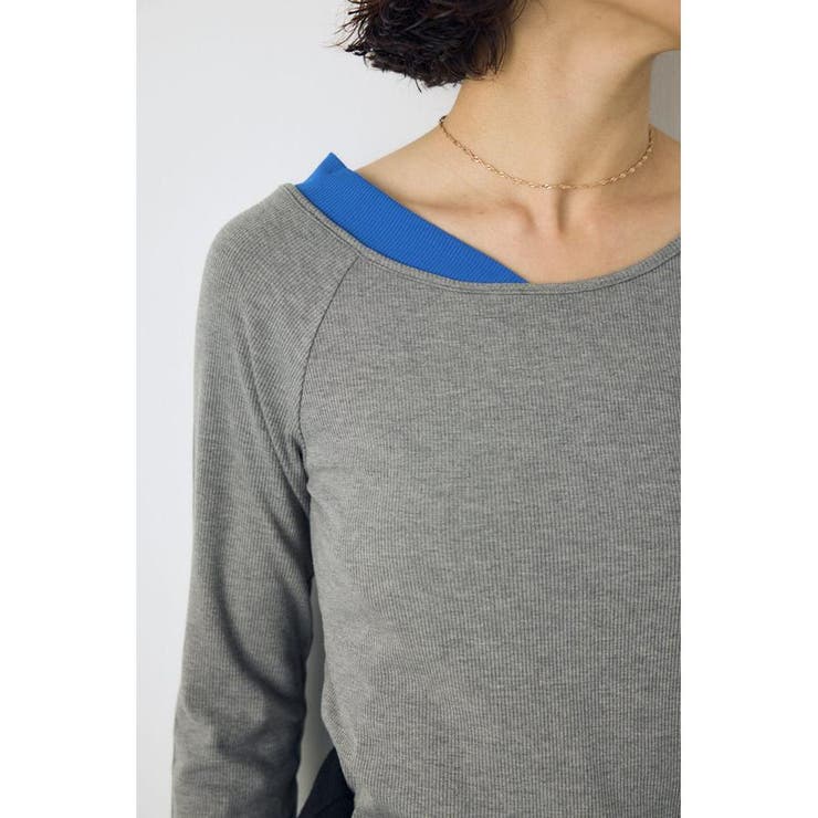 バイカラー長袖トップス | AZUL BY MOUSSY | 詳細画像24 