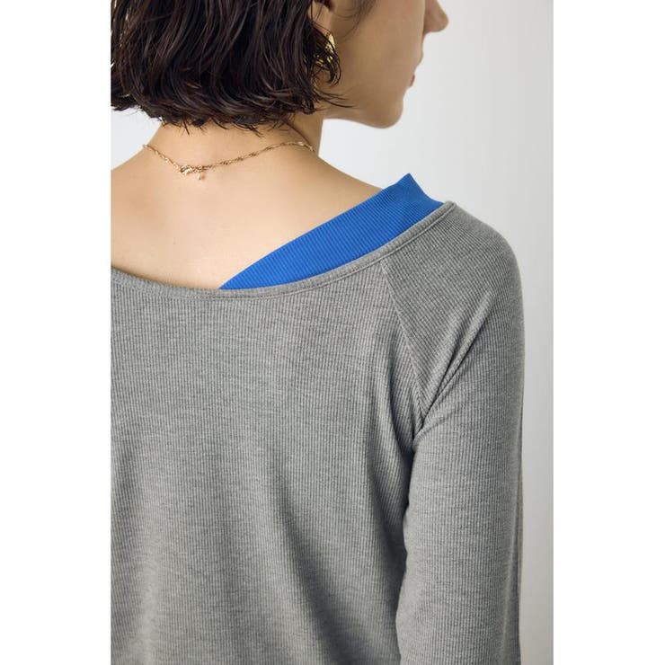 バイカラー長袖トップス | AZUL BY MOUSSY | 詳細画像25 