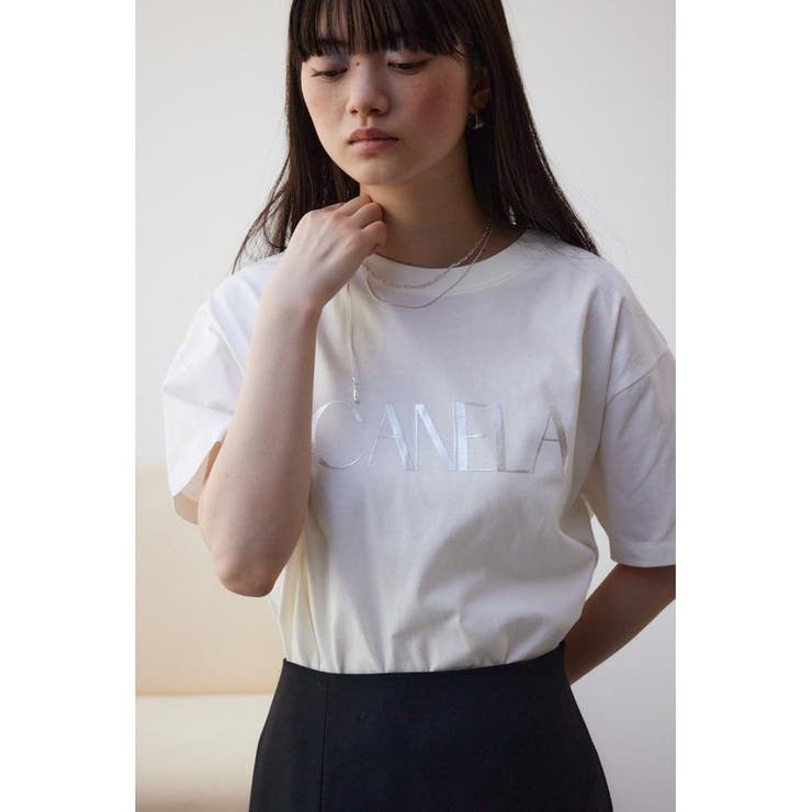 メタリックロゴTシャツ[品番：AZLW0021871]｜AZUL BY MOUSSY（アズール