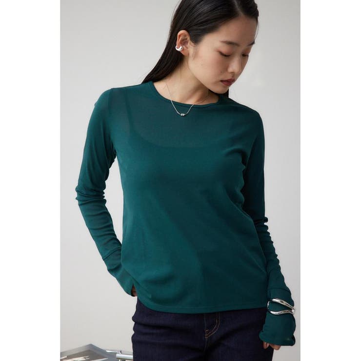 D/GRN3 | アソートパターンシアートップス | AZUL BY MOUSSY