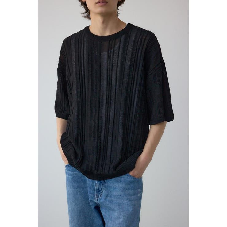 クージー半袖ニット | AZUL BY MOUSSY | 詳細画像11 