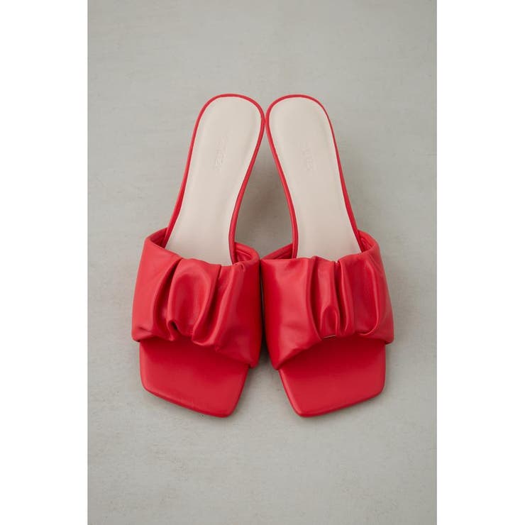 ギャザーストラップスクエアトゥサンダル | AZUL BY MOUSSY | 詳細画像28 